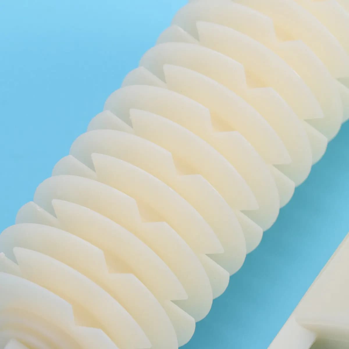 Tagliapasta a Rullo a Reticolo Bianco Crema, Utensile da Cucina in Plastica Premium per Creare Motivi su Impasto, Strumento per Pasticceria