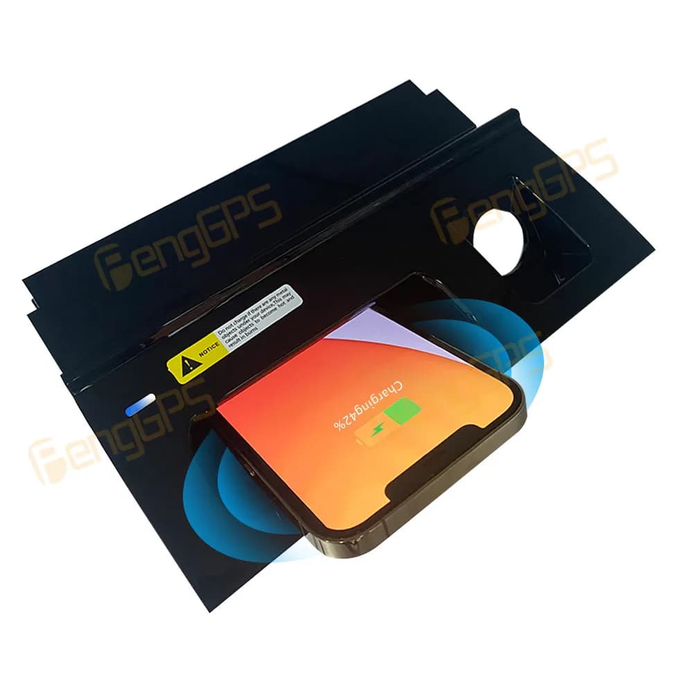 Caricabatterie wireless per auto dedicato Pannello di ricarica rapido per console centrale da 15 W per accessori interni Volkswagen Magotan B8