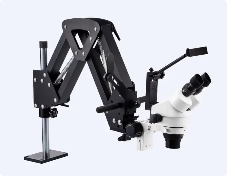 Supporto per Microscopio Stereoscopico per Strumenti di Incastonatura Diamanti e Attrezzature per Creazione di Gioielli