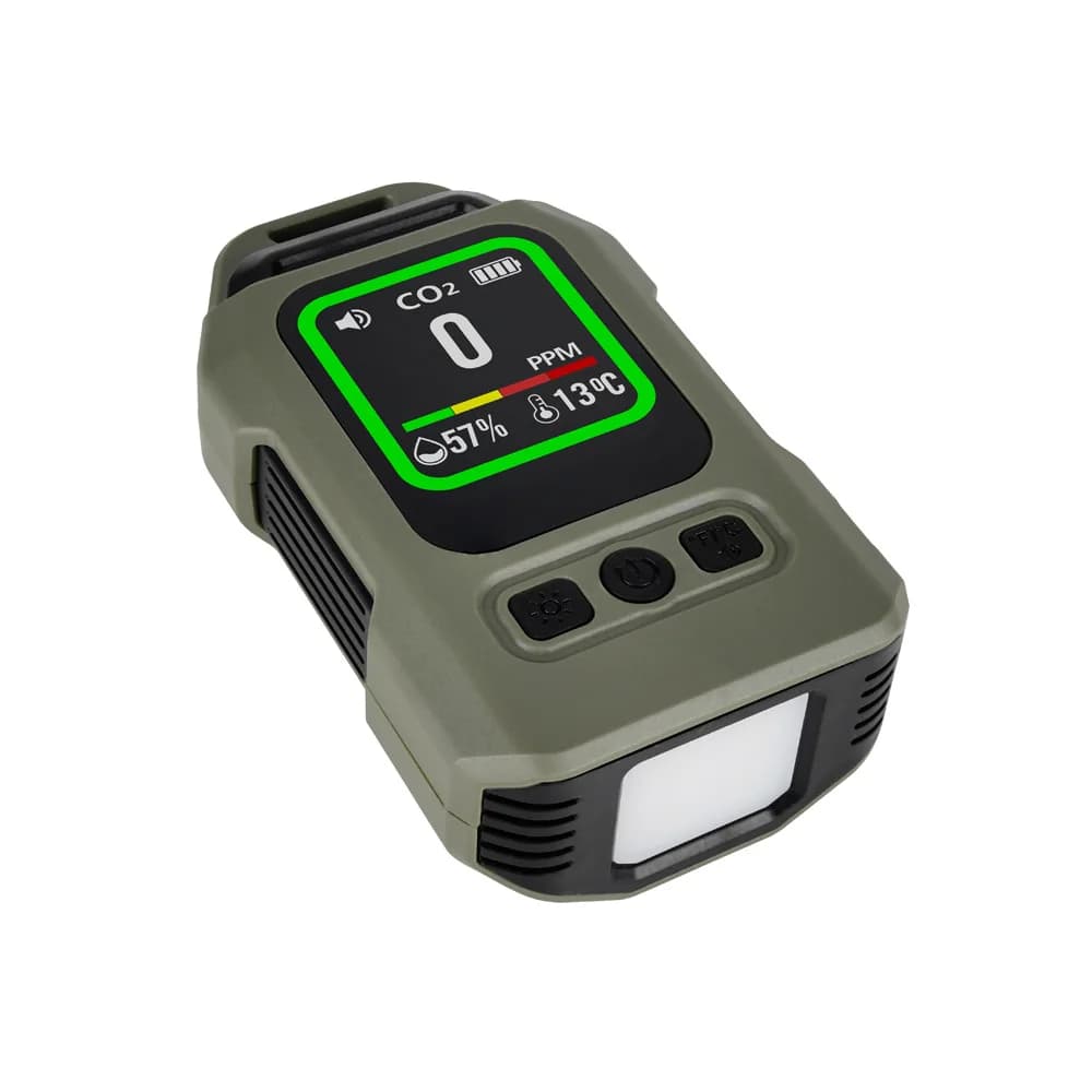 4-In-1 co gas detection portable digital display temperature and humidity analysis alarm carbon monoxide detector magnetic
