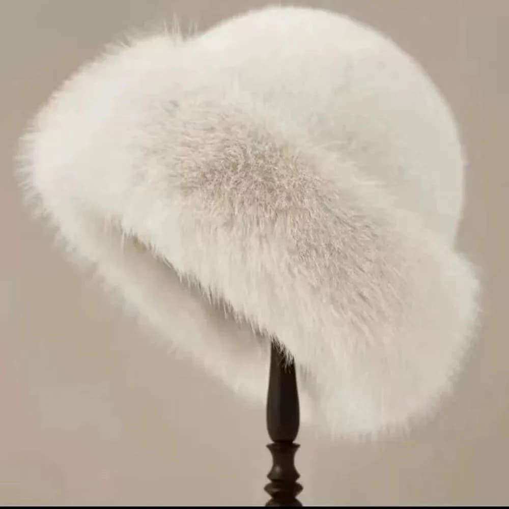 Cappello da pescatore per donna Cappello da pescatore in peluche Cappello invernale da donna caldo Addensare freddo Giorno innevato Cappello Panama Regali di Natale