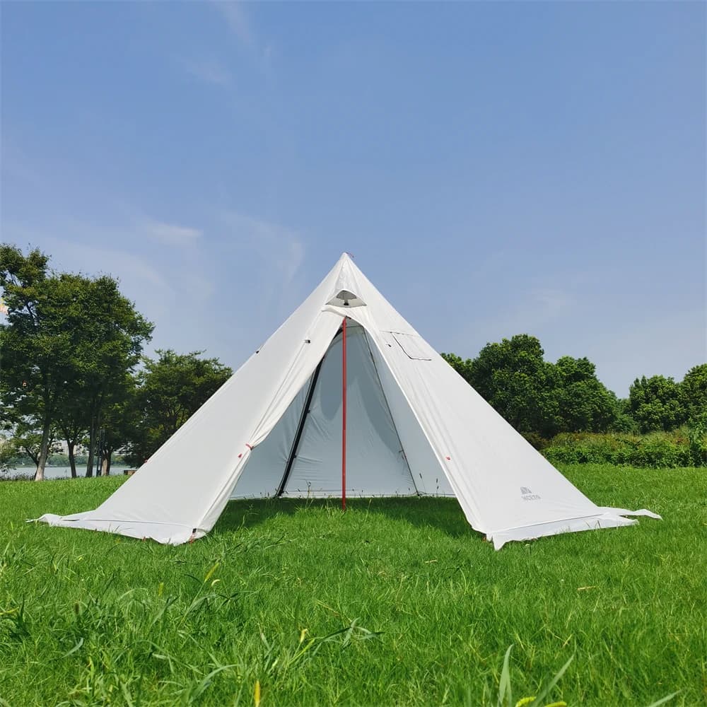 Hot Types Tent for 4-6 persons with Stufa Jack camping tent Piramide Teepee for camping Shoulder backpack Hiking Tent Teepee with stove hole