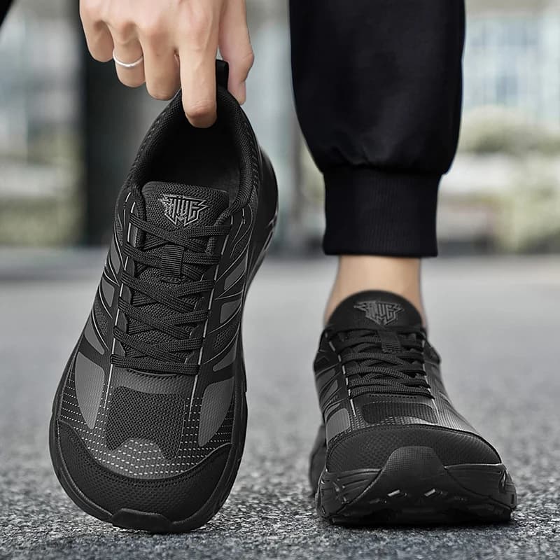 Sneakers Casual da Uomo, Scarpe da Corsa Larghe, Antiscivolo, Resistenti all'Usura, Traspiranti, Comode, Ammortizzanti, con Suola Spessa