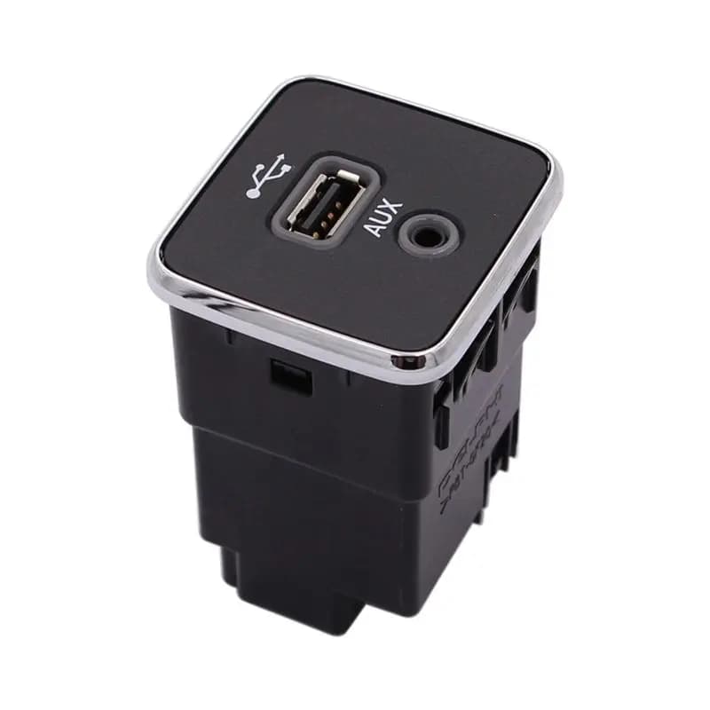 DHBH Black Charging Port ABS Charging Port USB AUX For 2017-2021 Jeep Cherokee Compass 5XG28DX9AD