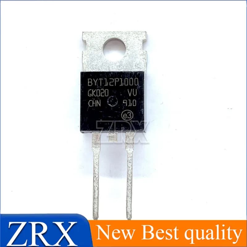 5Pcs/Lot New Original Fast Recovery Diode BYT12P1000 BYT12P-1000-12 A 1000 V Integrated circuit Triode In Stock In Stock