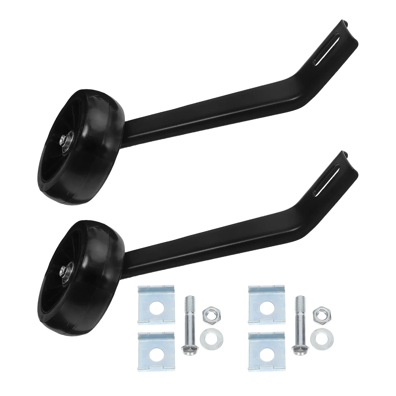 2Pcs Bicycle Training Wheels Flash for Kids Adjustable 20 Inch Bike Stabilizers Auxiliary Casters Replacement Safety Night