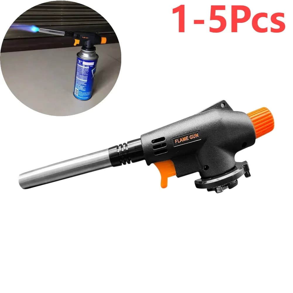 Torcia per saldatura Torcia a gas portatile Fiamma Bruciatore a gas Accensione BBQ Cucina Accensione da campeggio Lanciafiamme per esterno