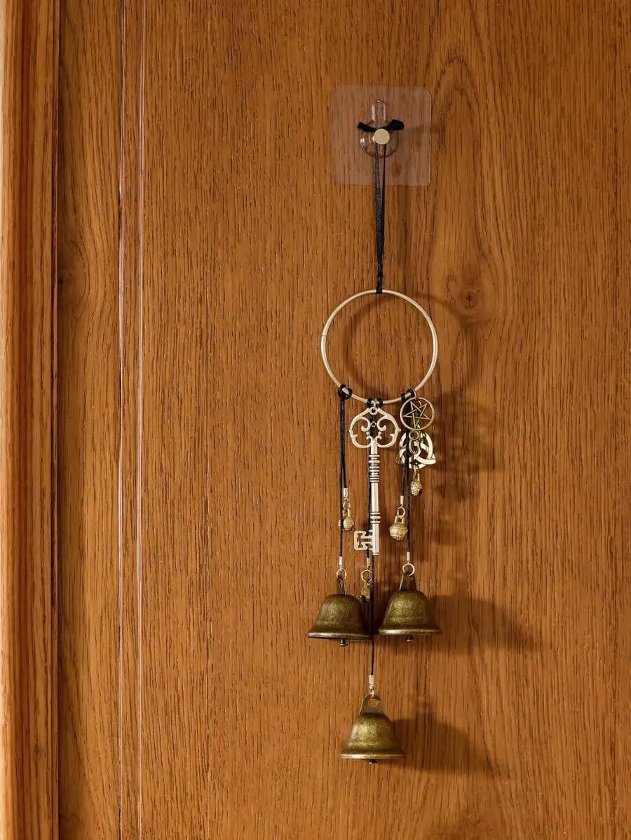 1Pc Bell Door Handle Decoration Willow Wind Chime Home Decor,Home ,Room Decor,Wall Decor Gifts Birthday Graduation