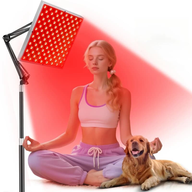 Pannello Luminoso a LED Rosso per Alleviare il Dolore alla Schiena, Macchina Dimagrante, Massaggiatore Termico per Vita e Spalle