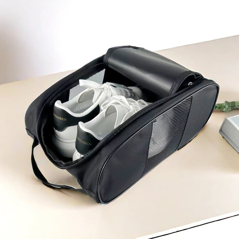 Borsa portatile per scarpe sportive da donna, impermeabile, in rete traspirante, borsa da calcio da uomo per viaggi all'aperto e viaggi d'affari