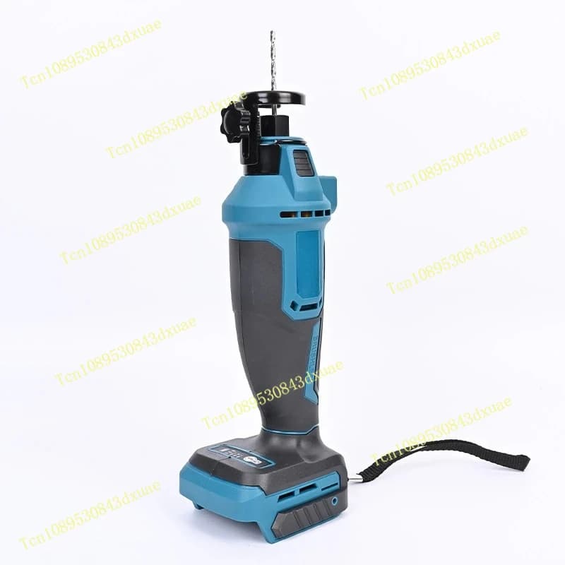 Fresa per Fori a Batteria al Litio 18V Senza Spazzole, Ricaricabile, per Taglio di Cartongesso e Gesso