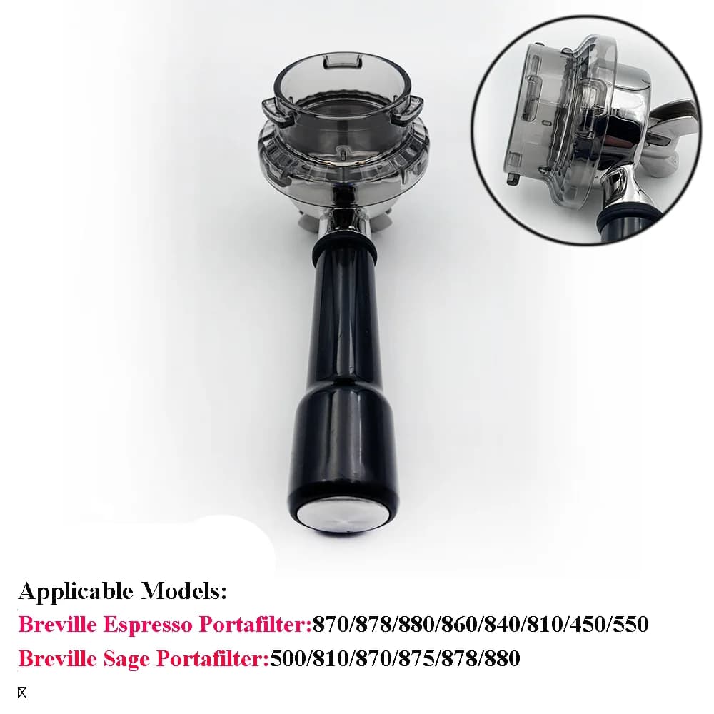 Imbuto dosatore per portafiltro caffè da 54 mm per Breville 870/878/880/450/500 Anello dosatore caffè Accessori per caffè espresso