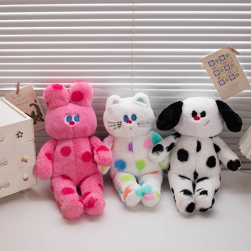 35/60 CENTIMETRI Divertente Punto Dell'onda Gatto Giocattoli di Peluche Morbido Lungo Cane Coniglio Cuscino Animale Kawaii Accompagnare Giocattoli Per Il Compleanno regali di Natale