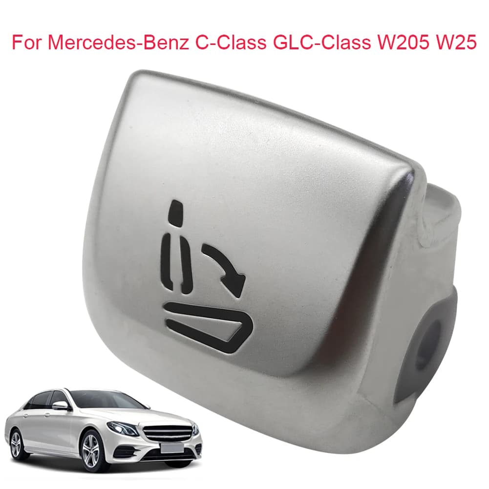 Copertura del pulsante dell'interruttore di controllo pieghevole del seggiolino auto 2059056611 Pulsante dell'interruttore di regolazione del sedile per Mercedes Benz E GLC Classe C W205 W253 W213