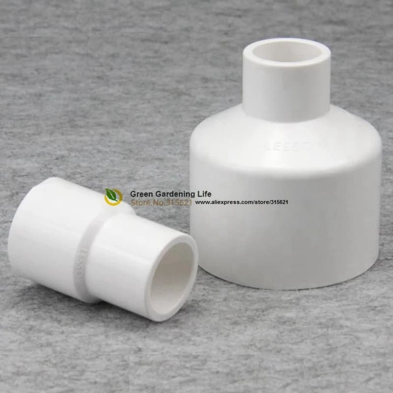 5 pezzi di giunto riducente che riduce il diametro variabile direttamente sistemi di microirrigazione a contatto in PVC