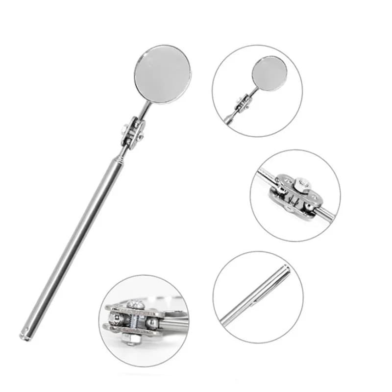 Penna di osservazione per auto portatile specchio di ispezione telescopico per auto ispezione specchio rotondo specchio di ispezione accessori per auto da 30mm