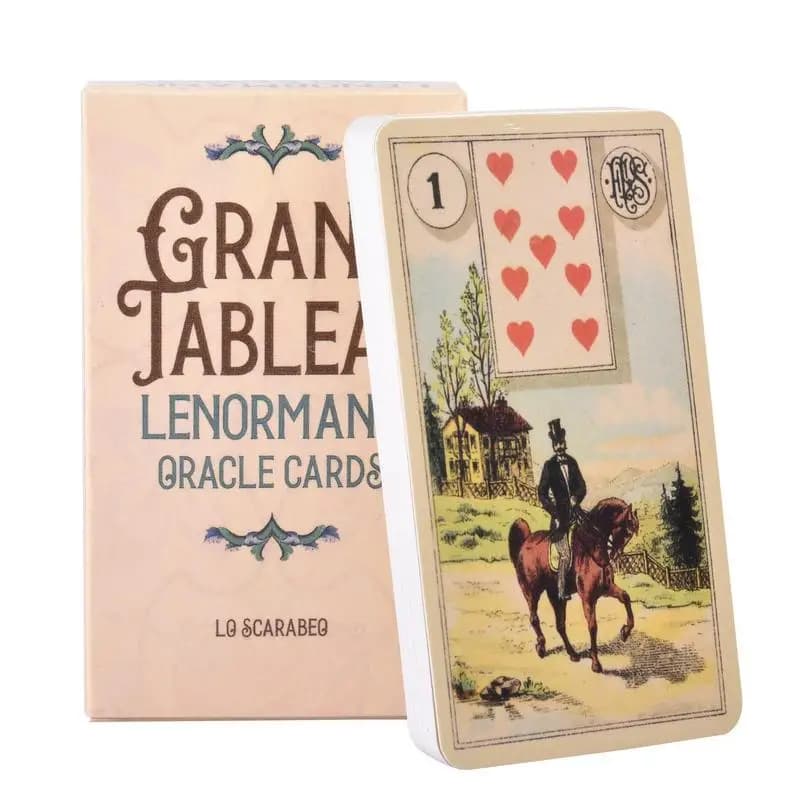 Oracle Card Party Game Grand Tableau Lenormand Tarocchi Fortune Telling Gioco di carte 36 pezzi Divertimento Tarocchi Gioco da tavolo Tarocchi Regalo di Natale