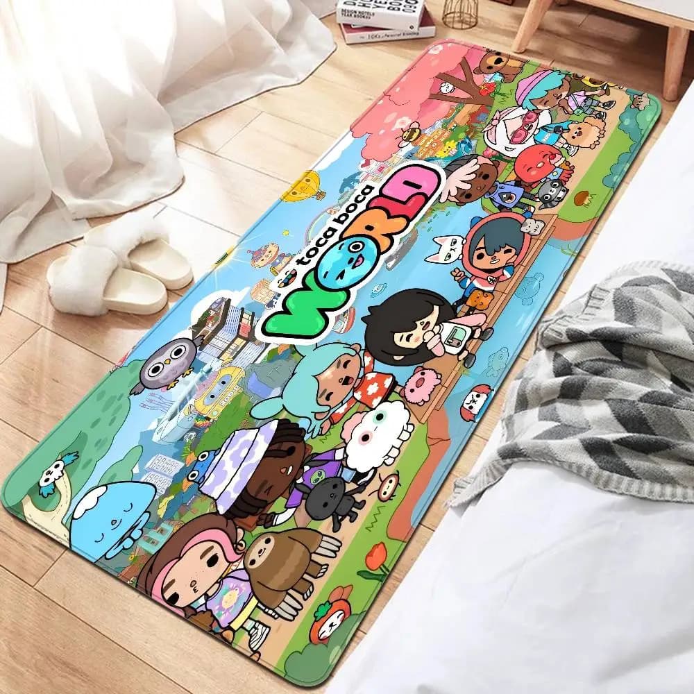 T-Toca-Boca T-Toca Life World Nordic door pad, per bedroom, living room, balcony, non-slip, Alfombra