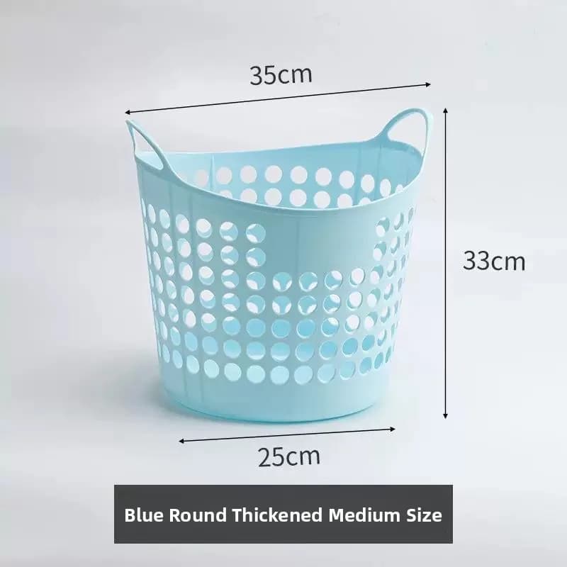 Large Plastic Dirty Laundry Basket Clothes Storage Basket Home Use Toy Dirty Clothes Storage Caddy Market Bag Accessories