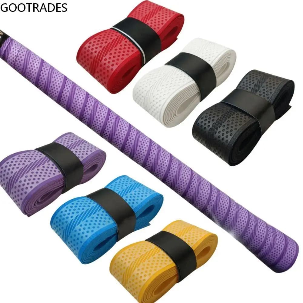 Accessori per la pesca con nastro antiscivolo per avvolgimento in pelle con impugnatura per pesca al sudore