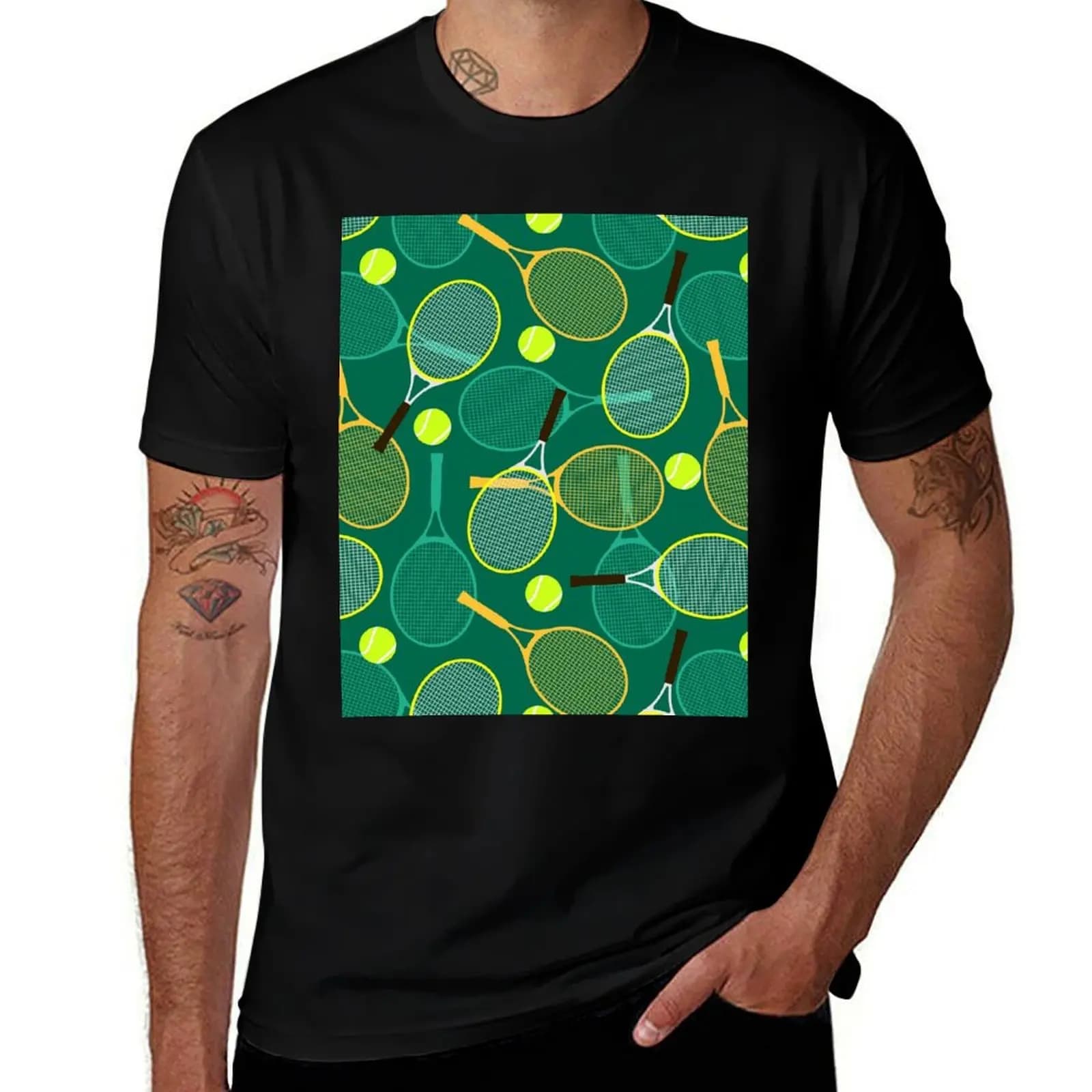 Tennis racket and ball T-Shirt Holiday Outdoor T-Shirt