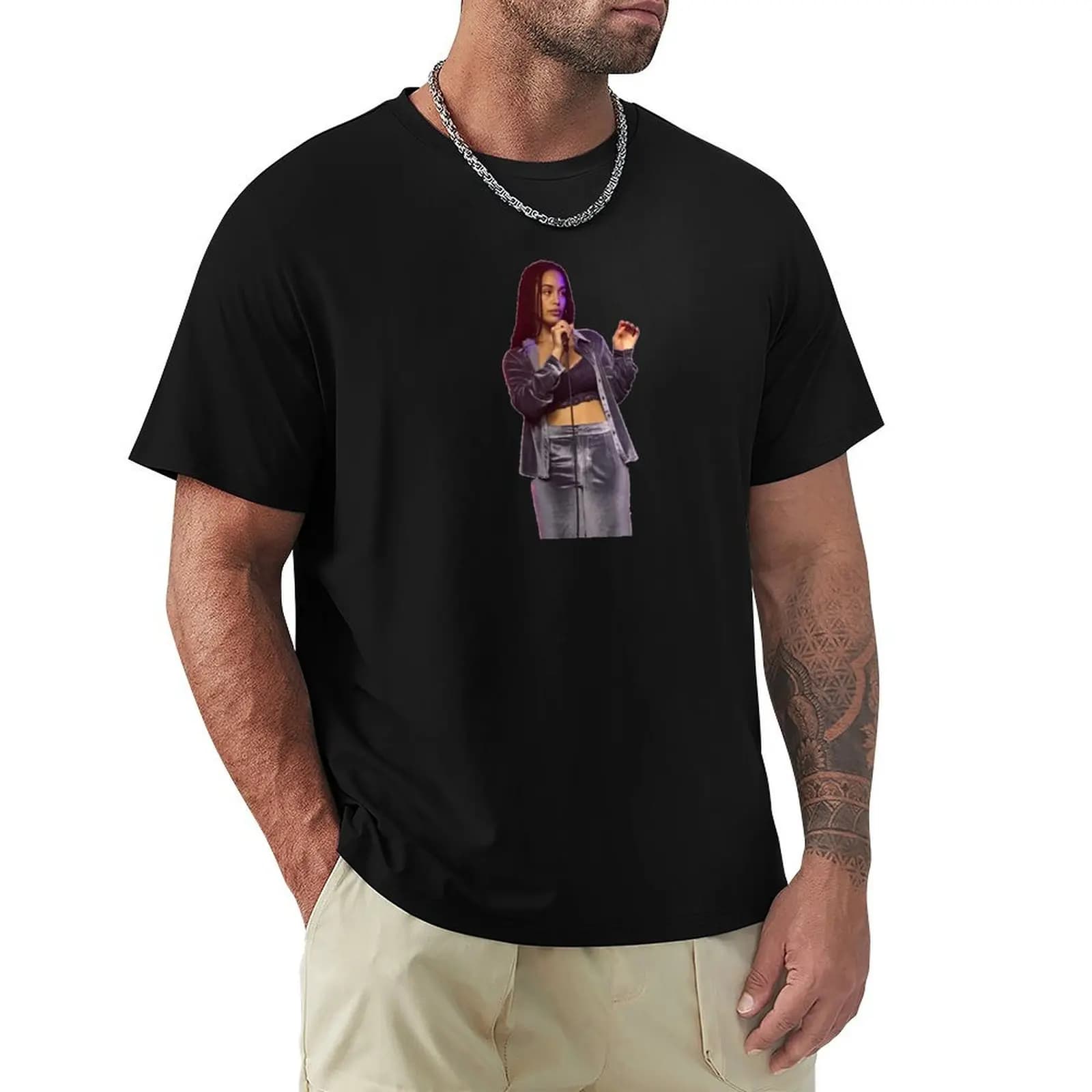 T-shirt da lavoro all'aperto per uomo Jorja Smith in Toronto 2017