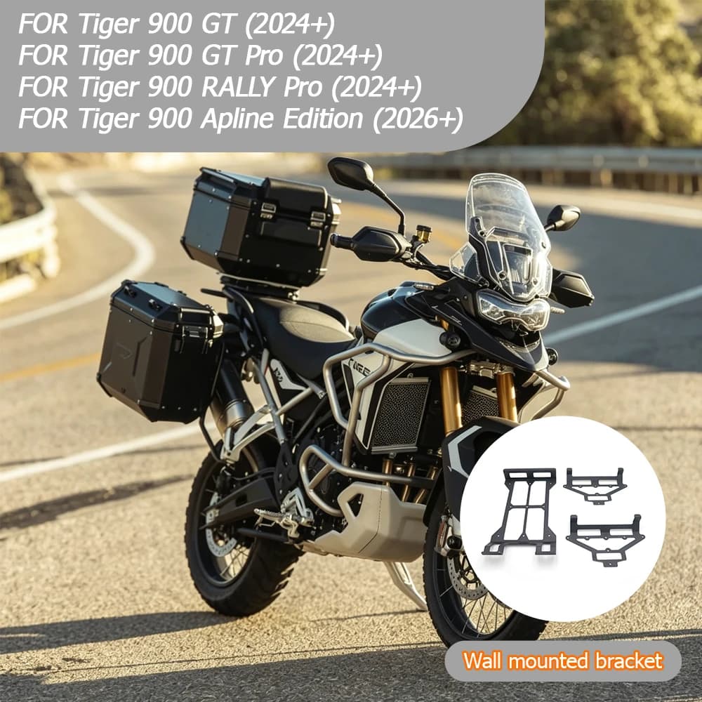 FOR Tiger 900GT 900 GT Pro 2024+ Luggage Wall Mount Durable And Space Saving Ensuring Your Luggage Is Safe And Tidy