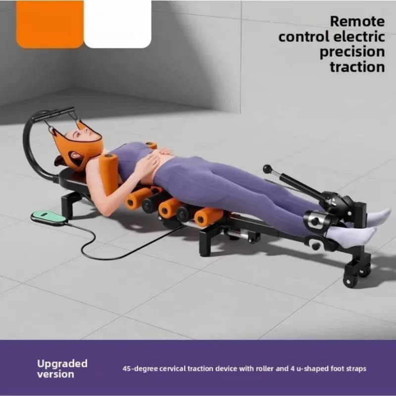 Macchina per l'inversione delle gambe per lo stretching della colonna lombare, lettino per allenamento cervicale domestico, dispositivo per la correzione cervicale
