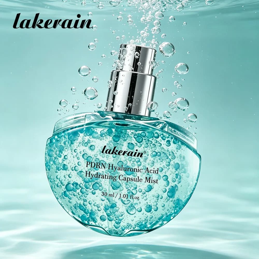 Spray Viso Illuminante al Collagene PDRN 30ml, Idratante Profondo, Nebulizzatore per Viso, Idratante e Levigante per la Pelle, Spray Coreano per la Cura della Pelle