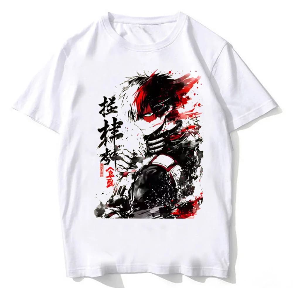 Bakugo cotton t-shirt men Punk Retro Grunge Comfortable Trendy tshirt 2000s Punk Pop Culture korean clothes kawaii Breathable