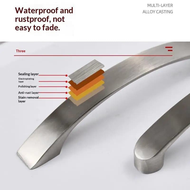 Cabinet Handles Knobs Aluminum Alloy Door Kitchen Knobs Cabinet Pulls Drawer Furniture Handle Hardware