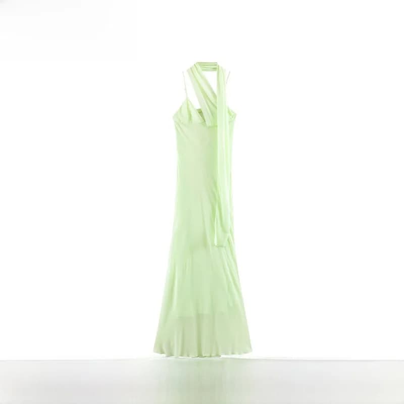 Fashionable Versatile Scarf Dress Strapless Midi Dress New Arrival Spring Summer Women's Clothing A-Line Silhouette Casual Wear