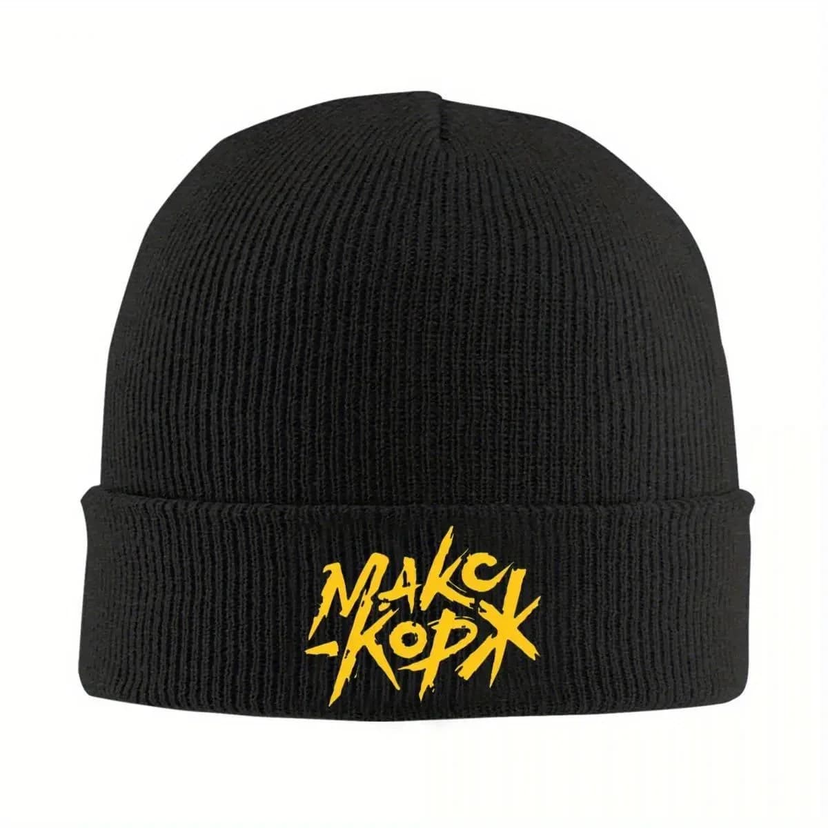 2026 New New Max Korzh Fan. Makc Kop Warm Knitted Cap Hip Hop Bonnet Hat Autumn Winter Outdoor Beanies Hats For Men Women Adult