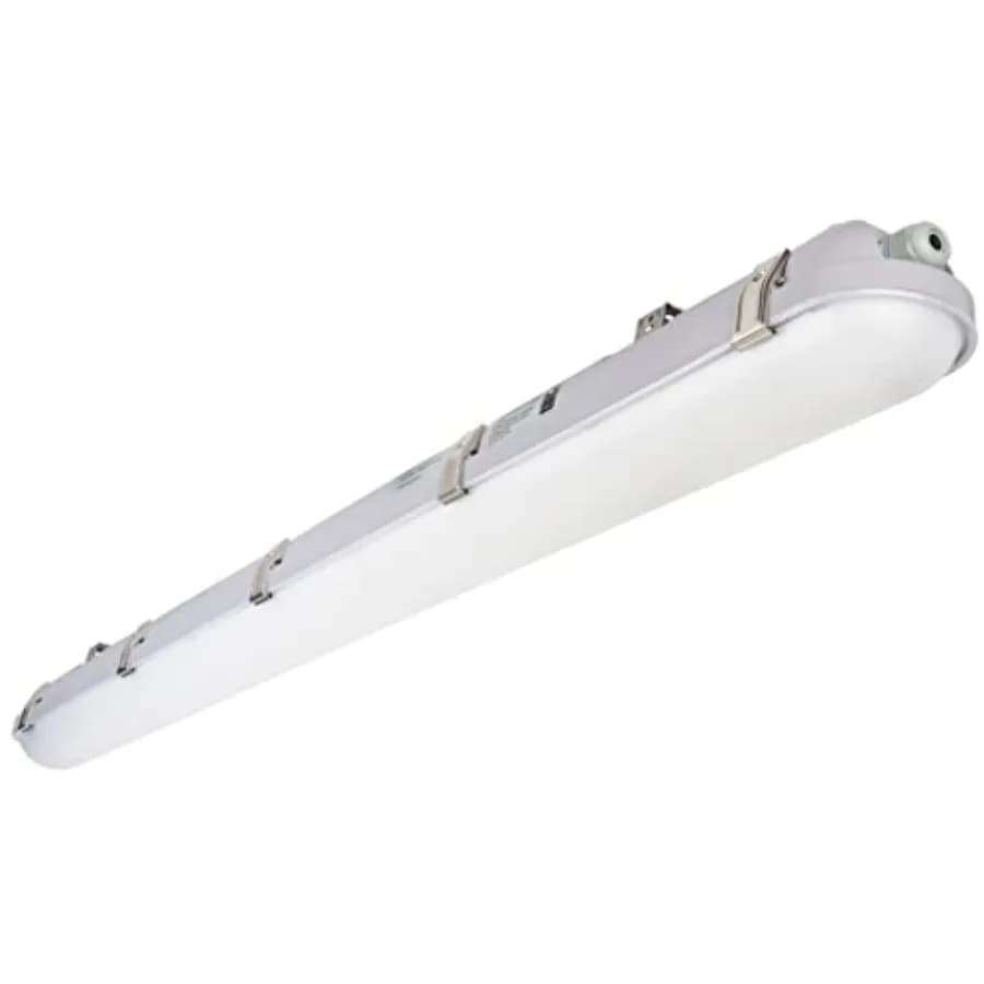 Lampada LED Impermeabile con Sensore di Movimento IP65, Luce Antivapore 60/50/0W Regolabile per Esterni e Negozi