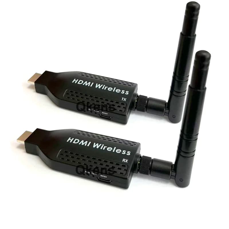 Trasmettitore e Ricevitore Video Wireless HDMI 1080p 4K 150M, Estensore per Mirroring dello Schermo da DVD, Decoder, Laptop, PC a TV o Proiettore