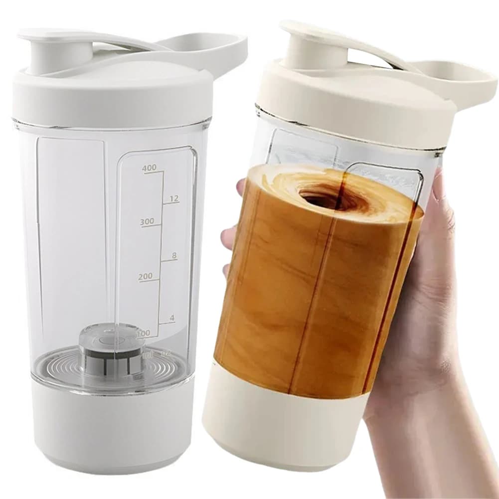 Shaker Automatico Ricaricabile Portatile per Sport, Tazza Miscelatrice Automatica per Frullati Proteici e Sostituti del Pasto