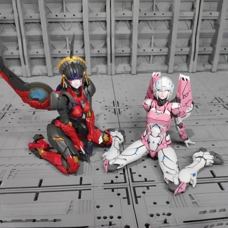 Genuino Meli Unlimited M66336 Meli Aishiarxi Arcee Costruibile Mecha Action Figure Collezione Decorazione Ornamenti Modello Giocattolo