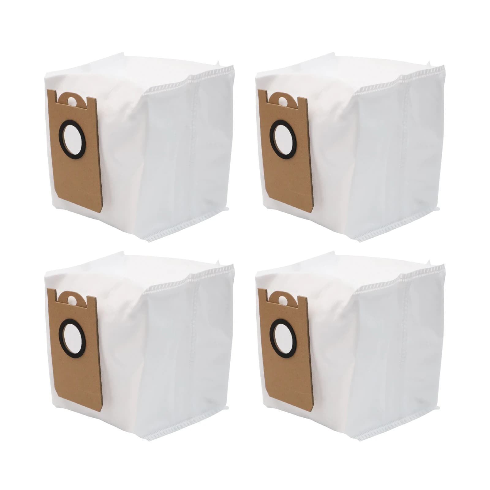Convenient Vacuum Cleaner Accessory Household Large Capacity White Dust Bags Hygienic Floors 4-filtration Layers
