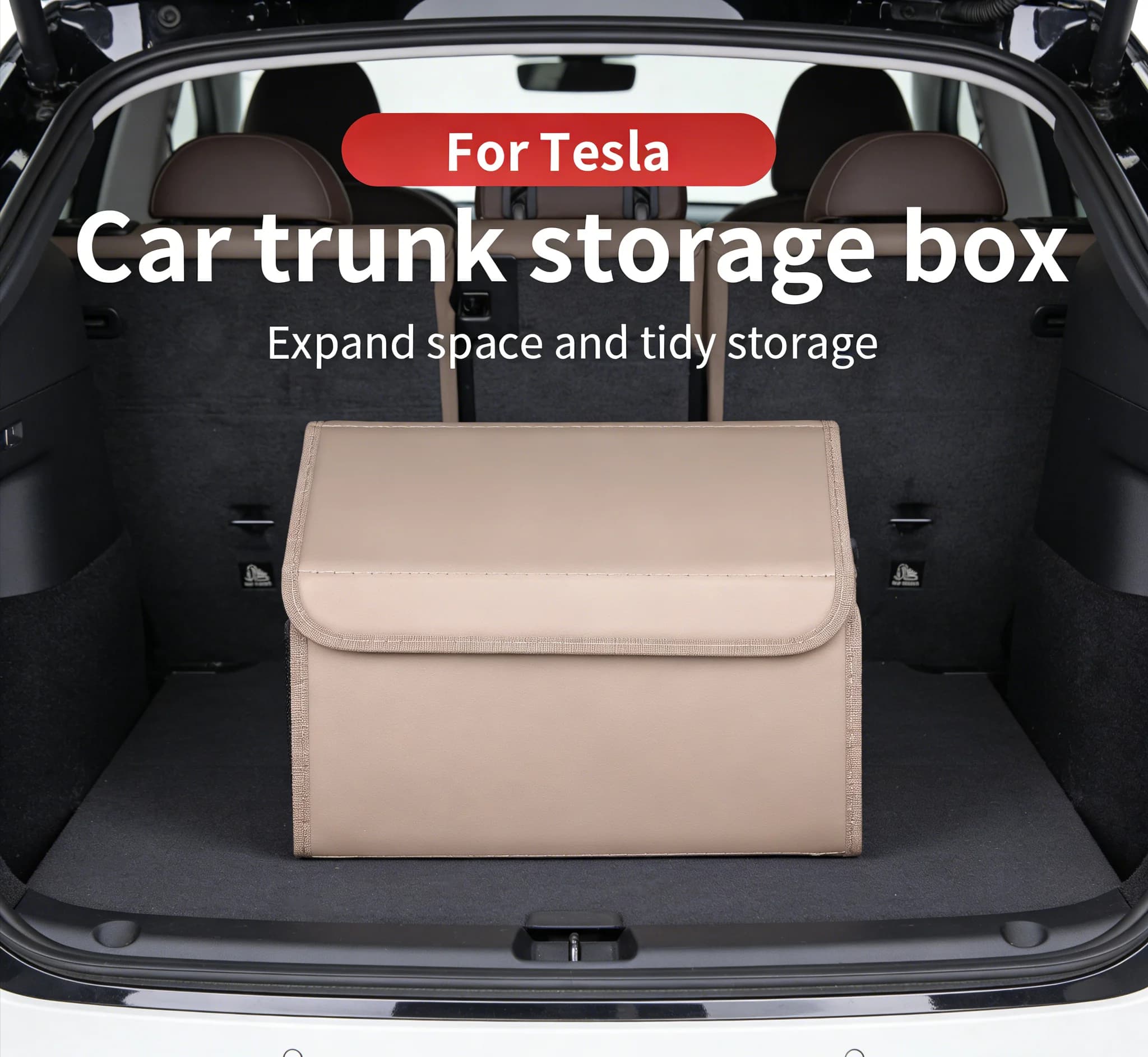 Per Tesla MODEL3 Model S Model X Model Y Cybertruck Tesla Semi: Scatola portaoggetti pieghevole per bagagliaio auto, borsa organizer, accessori