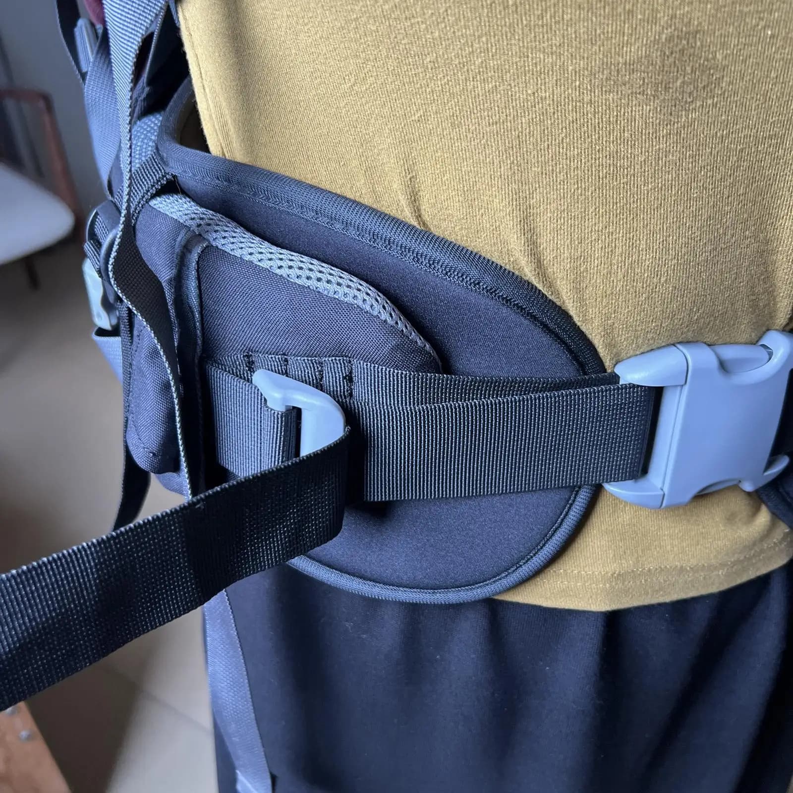 Cintura Imbottita Ergonomica per Fianchi, Accessori per Escursionismo, Attrezzatura per Zaino da Sopravvivenza