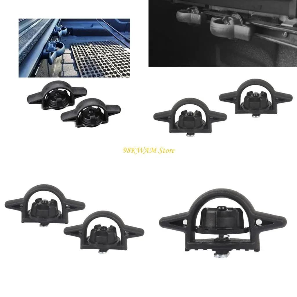 2 pz Tie Downs Bed Bitte Sistema Ram-Rail Pickup Cargo Trunk Gancio Accessori per 2005-2021 PT27835160 68UF