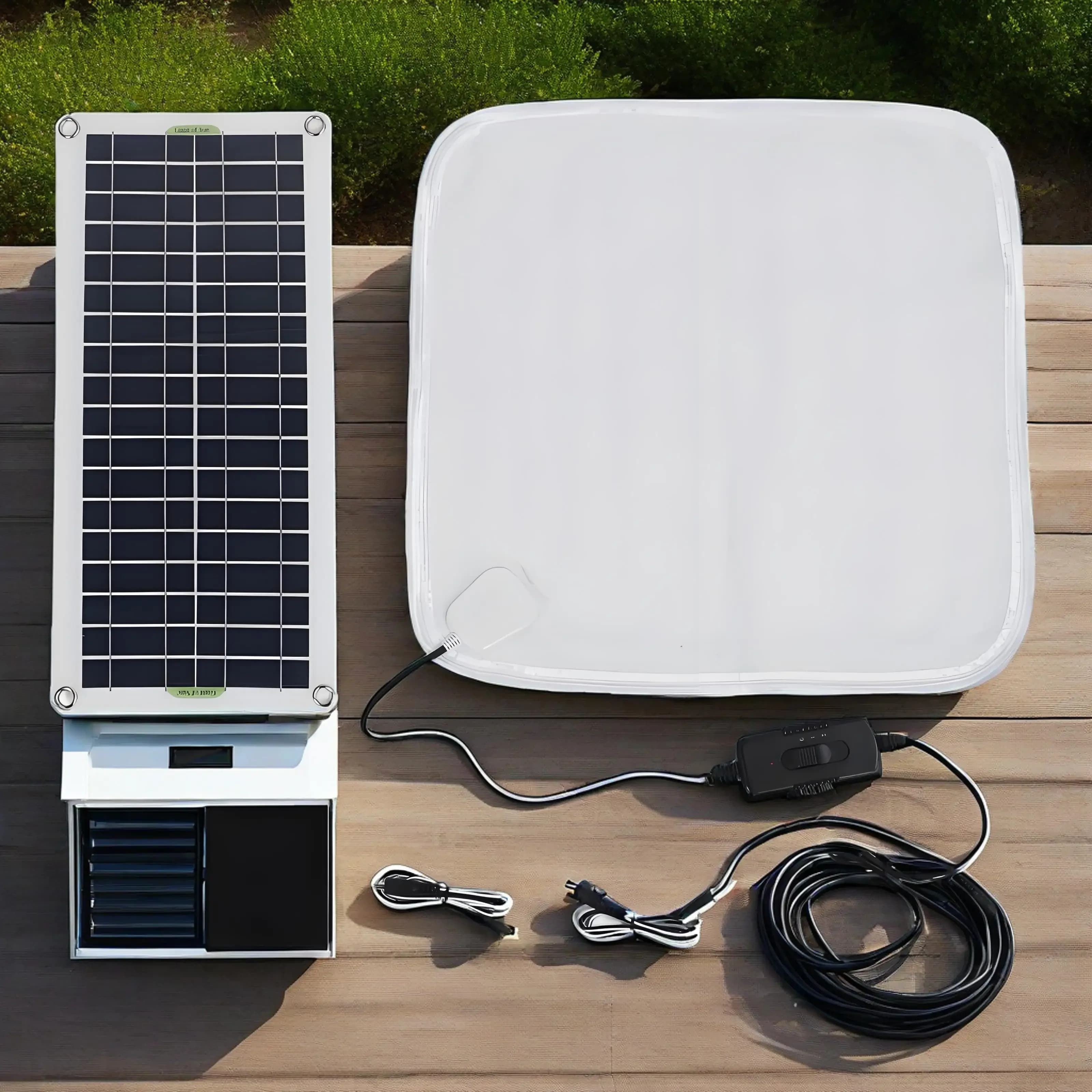 Solar Heating Blanket Heated Pet Warm Pad 50W Warming Pad Adjustable Temperature For Winter With Energy Storage Box
