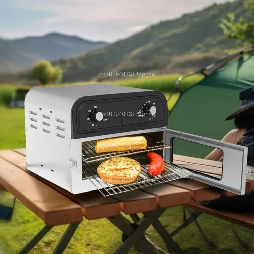 300 W 12 V Air Fryer Tostapane Oven Convection Heating Outdoor Trucks Boat - Car home appliances