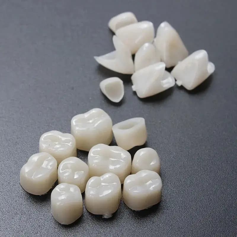 Nuovo Materiale per Corone Dentali Provvisorie per Denti Anteriori e Molari, Protezione e Sbiancamento Orale Stabile C854-fro