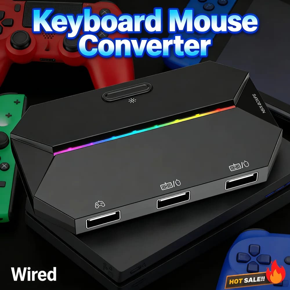 Accessori per Macchine Elettroniche G6L, Convertitore Cablato Tastiera e Mouse per Console di Gioco Xbox One PS3 PS4
