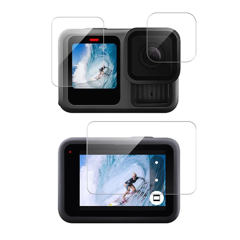 Protective hard tempered glass cover for GoPro Hero 13/Mini/12/11/10/9 Black Hero13 Camera lens screen film Accessories Gopro13