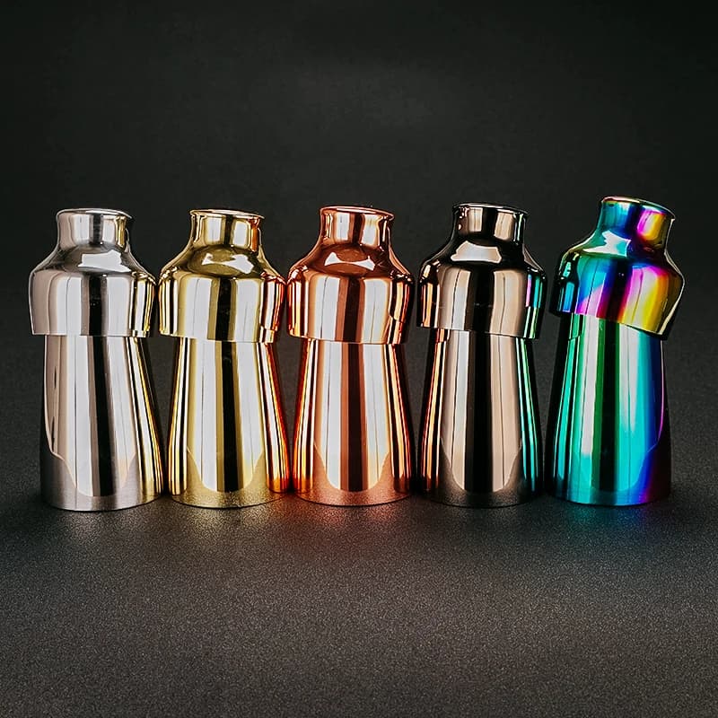 Calabrese Bar Cocktail Shaker Stainless Steel 500ml Bottle Cocktail Shaker Essential Barware Bar Tool for Bartender Drink Party