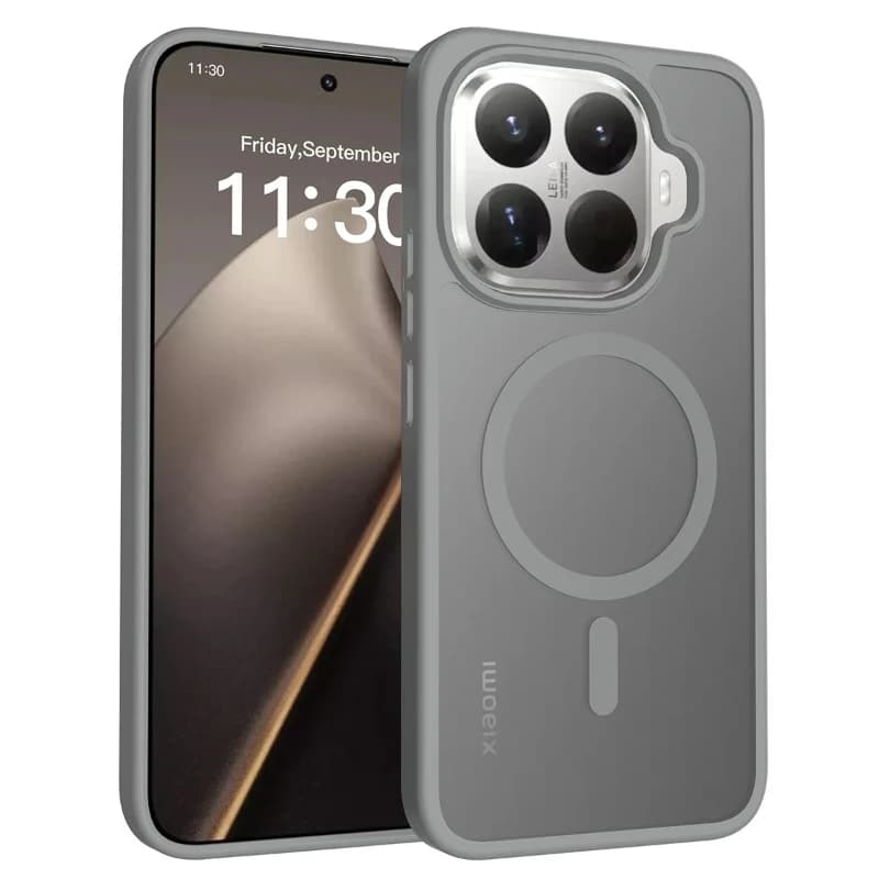 Skin Feel Shield Magnetic Case For Xiaomi 17T 15T Pro 17 Pro Max For Magsafe Wireless Charging Soft TPU Frame Hard Plastic Cover