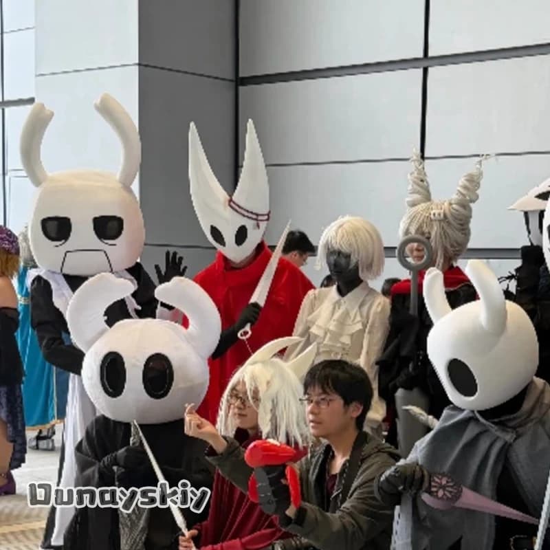 Hollow Knight: Silksong The Shade Lost Lace Void Shade The Knight Shade Cosplay Cloak and Mask Carnival Party Roleplay Costume