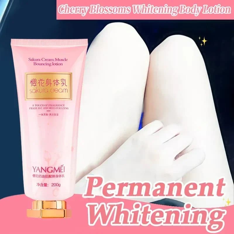 200g Japan Sakura Whitening Lotion For Body Lotion Niacinamide Scratch Cream For Skin Hydrating For Skin Scura